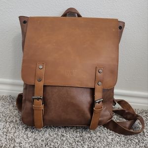 LXY Brown Leather Bag